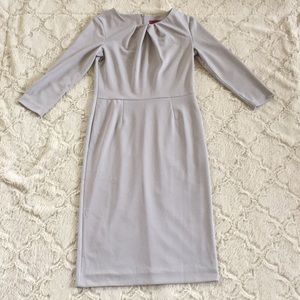 Emploi Light Grey 3/4 Sleeve Dress * Sz XS
